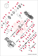 TRANSMISSION, GEARCASE ASSY 7023346 (2)