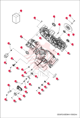 TRANSMISSION, GEARCASE ASSY 7016051 (1)