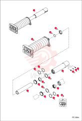TENSIONER, TRACK ASSY 7181322 (2)