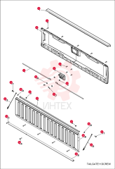 CAP, TAILGATE, BLK 7016278 (3)
