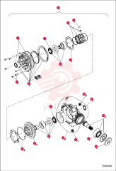 GEARCASE FRONT ASSY 7308612 (3)
