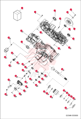 TRANSMISSION, GEARCASE MAIN 7023385 (1)