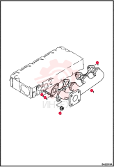 MANIFOLD, EXHAUST 6651482 (2)