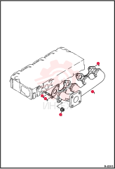 MANIFOLD, EXHAUST 6651482 (3)