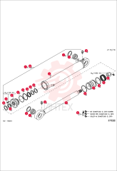 CYLINDER, ARM DIPPER 6501244500 (1)