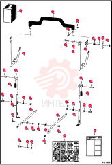 KIT, SEAT BAR 6563500