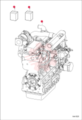 ENGINE, KUBOTA V2003T MDI TE2B
