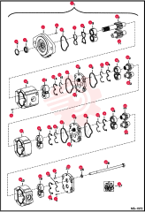 PUMP TRIPLE GEAR