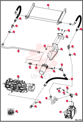 EXCHANGER, OIL COOLER 6674150 (3)