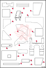 INSULATION, FENDER LH 6719327
