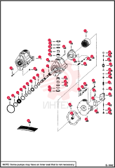 PUMP, HYD TANDEM ASSY 7001006