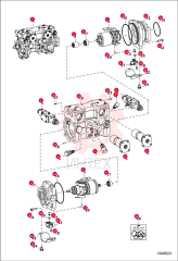 PUMP, HYD TANDEM W/O GEAR PUMP 7023793