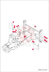 REAR PLATE STEEL 7292143