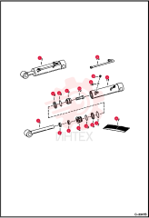 SHAFT, ROD CYL BOOM AND DIPPER 6532324 (3)