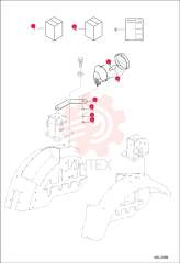 LAMP, WORKING ASSY 7150475
