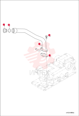 TUBE OIL INLET 6697754