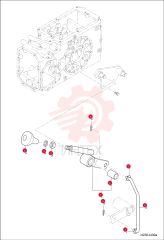 LEVER, FRONT WHEEL 6697421