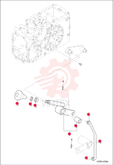 LEVER, FRONT WHEEL 6697421