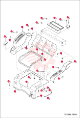 COVER, SEAT FLOOR 7001988