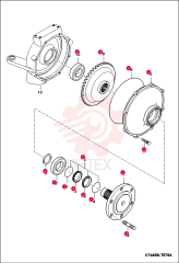 AXLE, FRONT 7002182 (2)