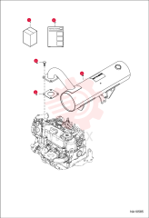 KIT, MUFFLER 7267667 (1)