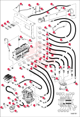HOSE, HYD ASSY 7164943 (1)