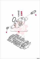 BLOCK ASSY-BOOM SWING 7007056
