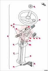 COLUMN ASSY, STEERING 7301880 (2)