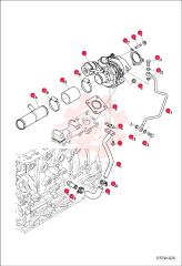 TURBOCHARGER ENGINE 7330048