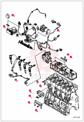 BRACKET, HARNESS 7028759