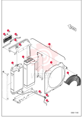 EXCHANGER WATER RADIATOR 7345773 (1)