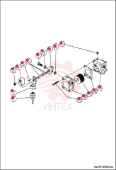 DIN CORD CONNECTOR ASSEMBLY MM32-0443
