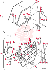 DOOR, CAB UPPER 6910733 (2)