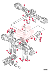AXLE, FRONT 7214985 (2)