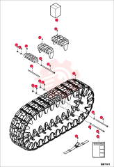 KIT, TRACK RUBBER 7193483
