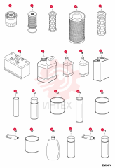 FILTER, OIL ENG 12 6511766 (1)