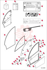 KIT DOOR CAB 7186217