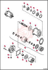 MOTOR, DRIVE HYD 6655435