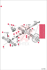 AXLE, FRONT 5904661686 (1)