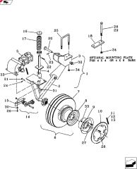 DMI NUTRI-PLACR with Ground Drive Mount (4 x 4 or 4 x 6 Bar), Includes All Except Optional Mounting, (Not Shown)