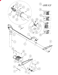 CONCORD AIR SYSTEM TUBE,177.8 mm ID, 203.2 mm OD
