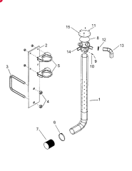 CONCORD AIR SYSTEM TUBE,63.5 mm Diameter, 590.55 mm Length