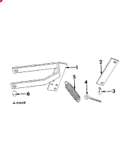 IH 1-ROW FERTILIZER UNIT FRAME, left attaching