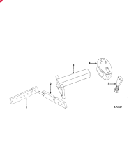 IH 1-ROW FERTILIZER UNIT CLAMP