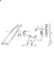 IH 2-ROW FERTILIZER UNIT ROD ASSEMBLY, pressure