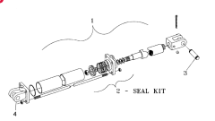 DMI NUTRI-PLACR CYLINDER ASSY.,Double Acting, 38.1mm Rod, 609.6mm Stroke