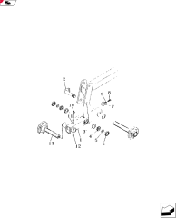 DMI NUTRI-PLACR Walking Assy. 783 RH, Includes Ref. 1-10 (Not Shown)