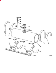 IH FERTILIZER PLANTER ANGLE, lift rod RH