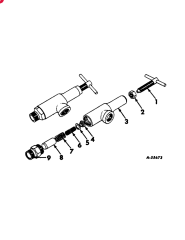 IH FERTILIZER PLANTER STEM ASSY, stainless and aluminum