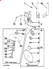 IH 4-ROW FERTILIZER UNIT CLUTCH ASSEMBLY